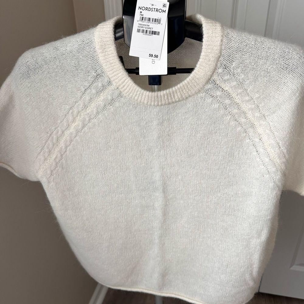 Treasure & Bond Cream Crew Neck Sweater